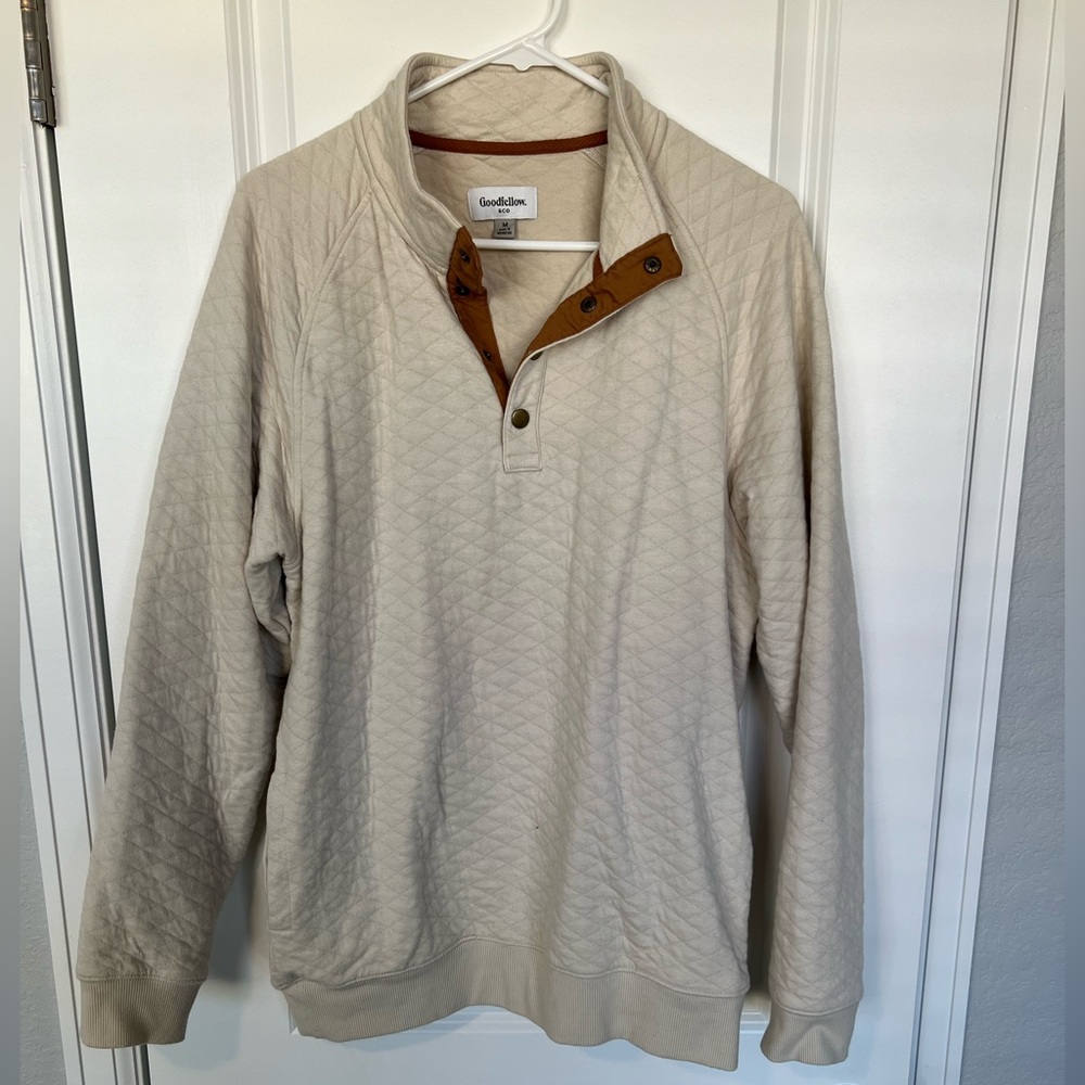 Goodfellow & co men’s button up sweatshirt